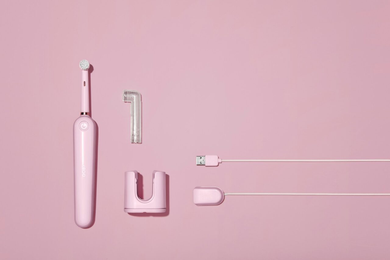 pink USB cable