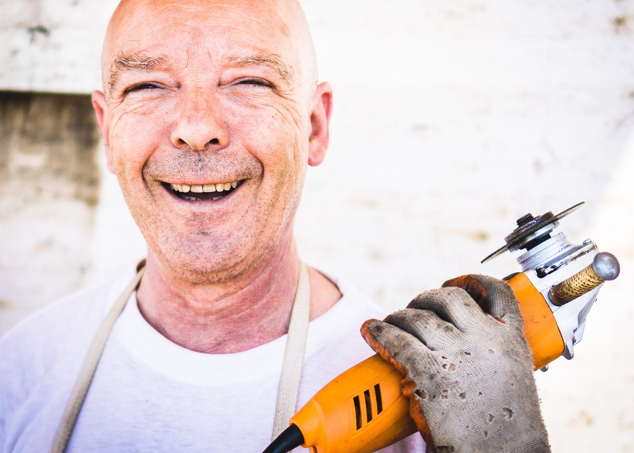 grinder, happy, industrial worker, man, person, smiling, grinder, grinder, grinder, grinder, happy, happy, industrial worker, industrial worker, man, man, man, man, man