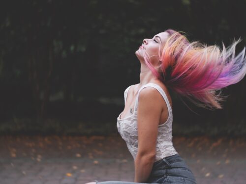 woman, hair, portrait