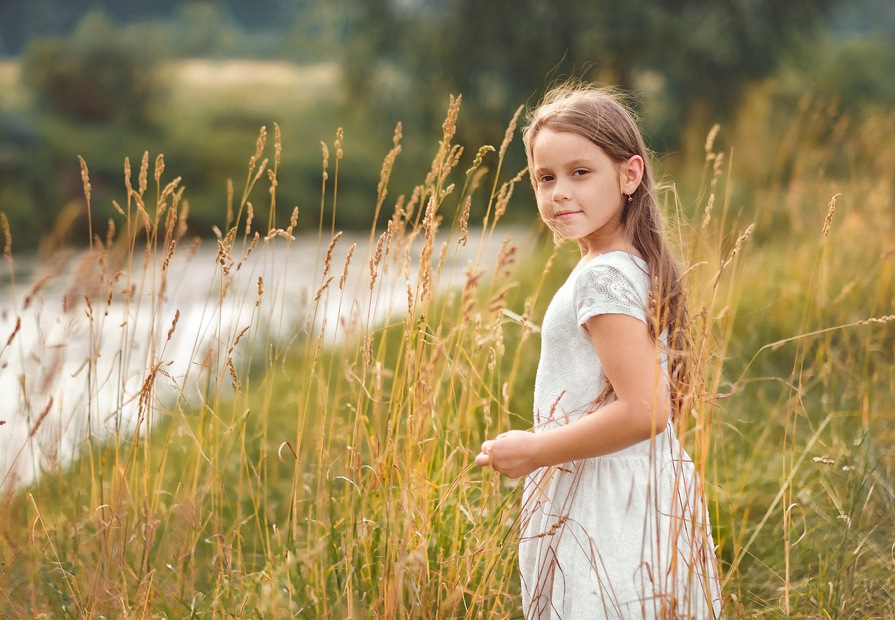 girl, child, childhood, summer, field, grass, wind, girl, child, child, child, child, child, wind, wind, nature, wind, wind