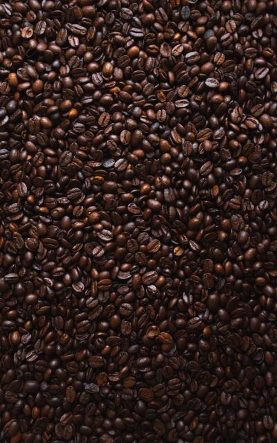 brown coffee beans lot