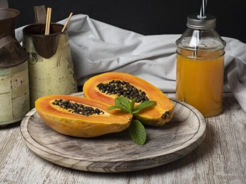 papaya fruit, fruit juice, wooden table, brown fruits, papaya fruit, papaya fruit, papaya fruit, papaya fruit, papaya fruit