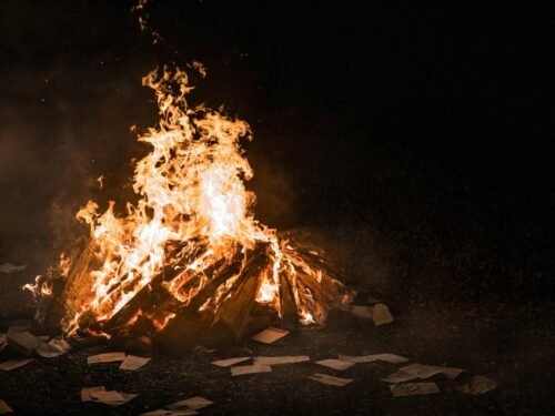 photo of bonfire