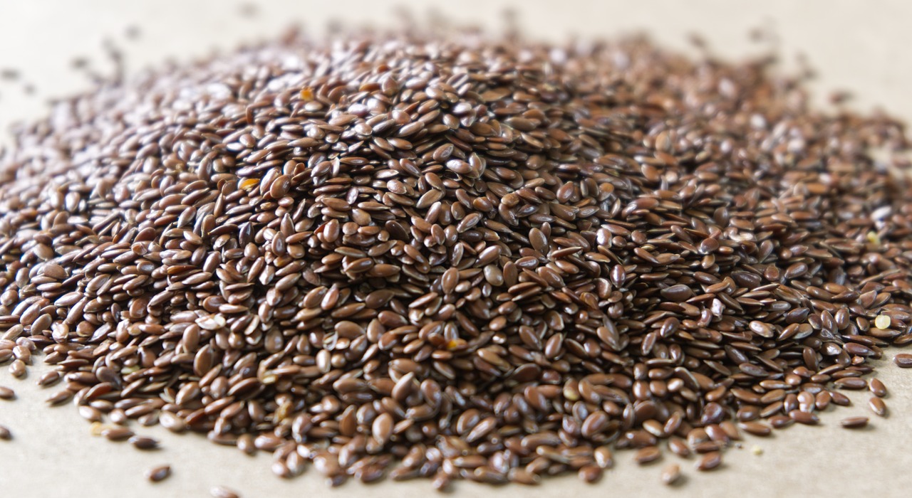 flax, seeds, brown