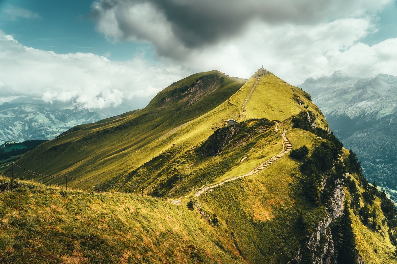 mountain, nature, alpine