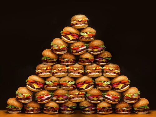 hamburguer, sandwich, pyramid, food, fast food, hamburguer, hamburguer, hamburguer, hamburguer, hamburguer