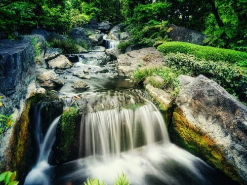 japan, water, flow