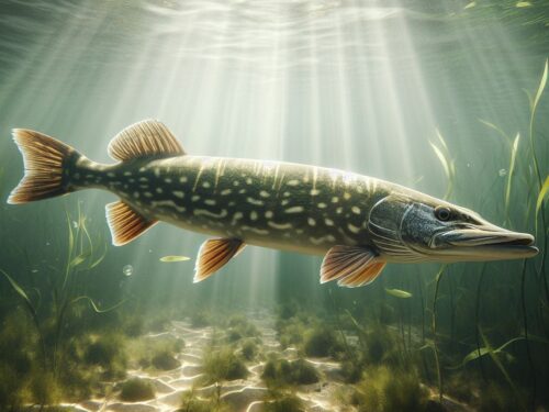 ai generated, fish, pike