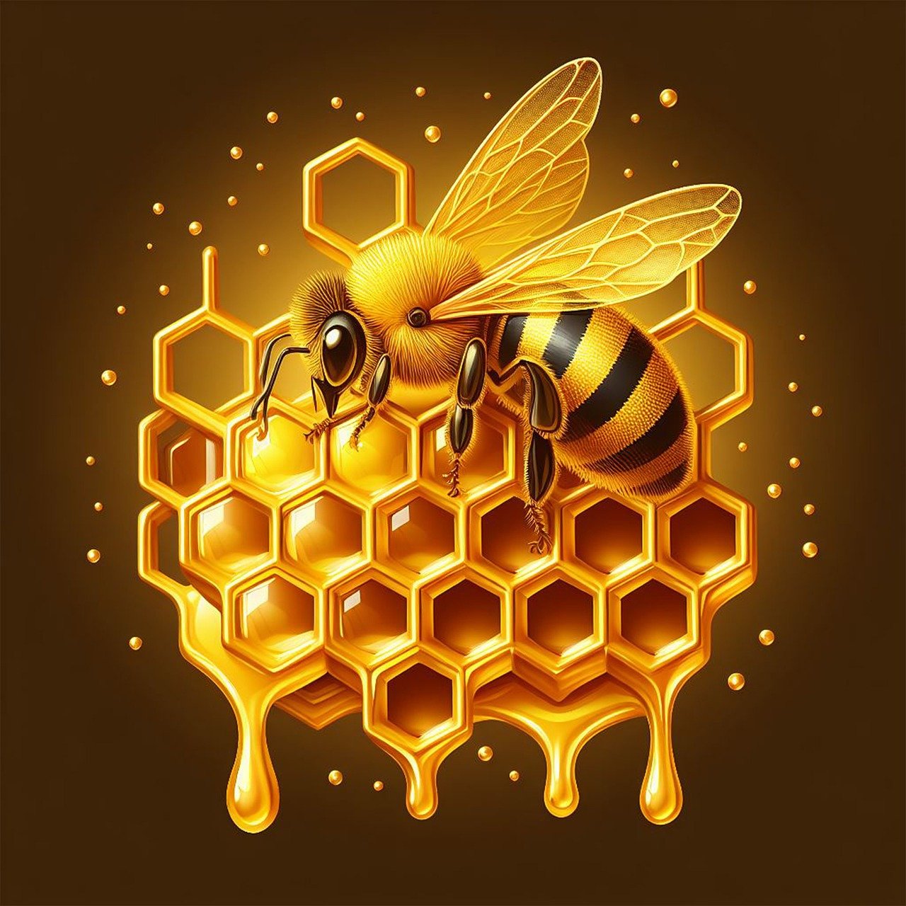 honey, bee, nature