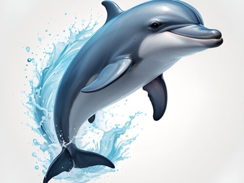 ai generated, dolphin, mammal