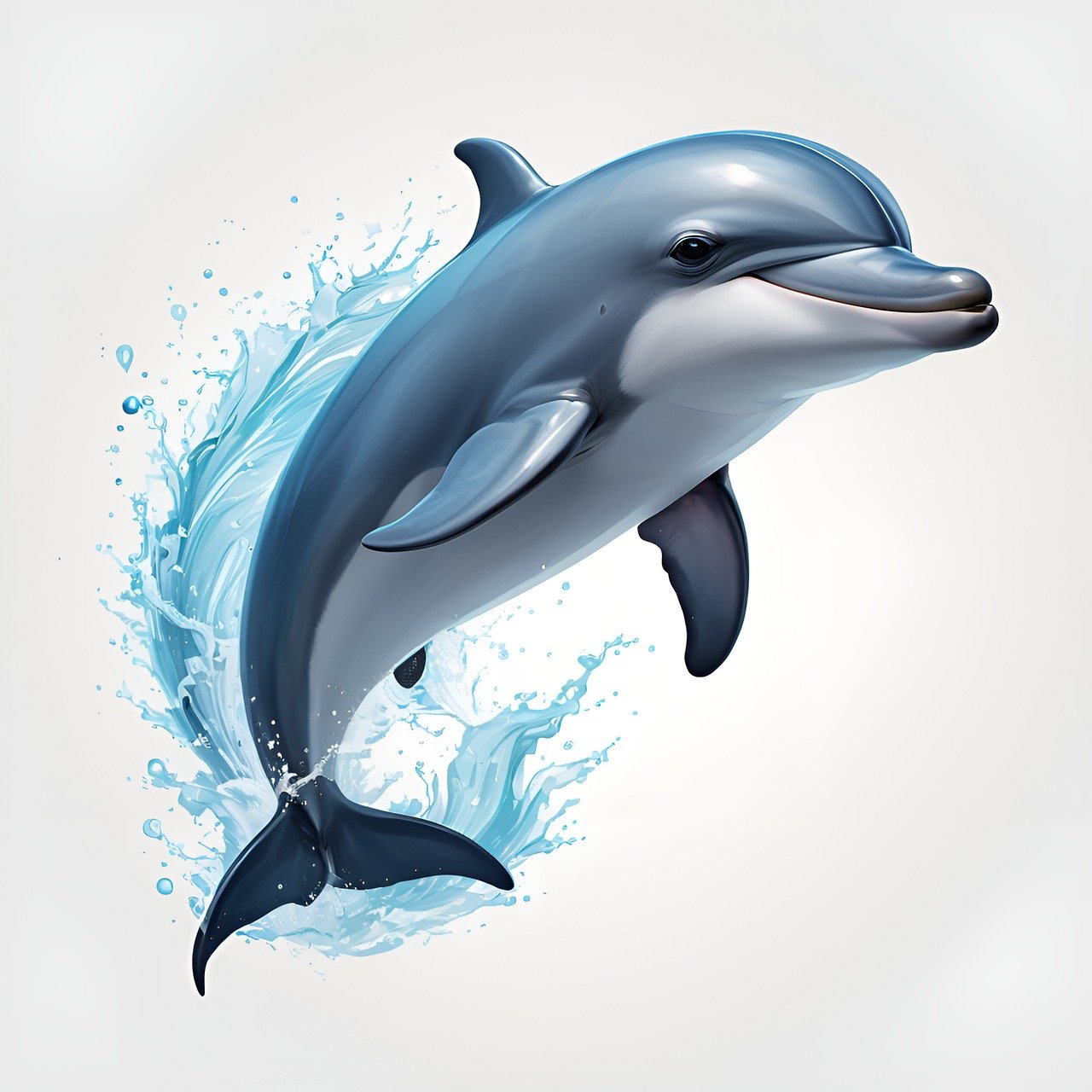 ai generated, dolphin, mammal