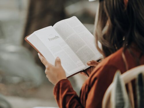 girl reading book