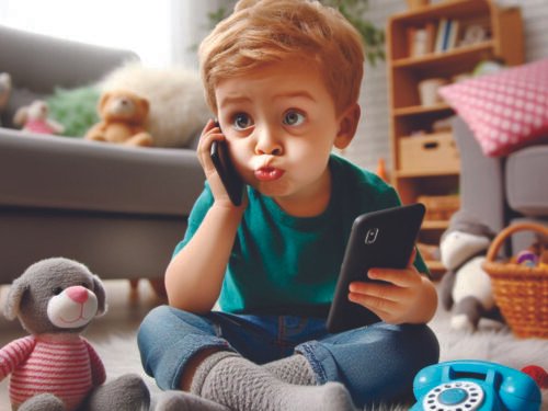 kid, cell phone, technology, childhood, boy, ai generated