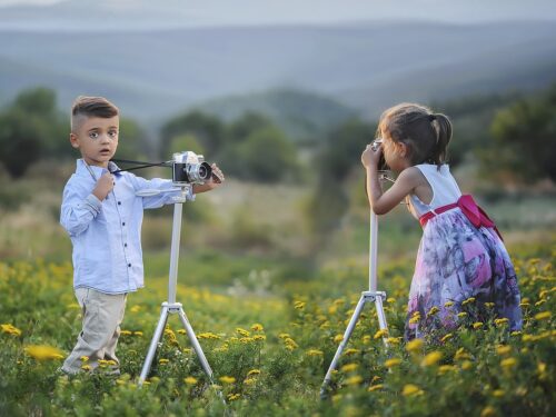 children, photographers, taking pictures, boy, girl, kids, young, fashion, siblings, brother, sister, friends, playing, posing, childhood, flower field, outdoors, nature, children, children, children, children, children, boy, boy, kids, kids, kids, friends, friends, friends