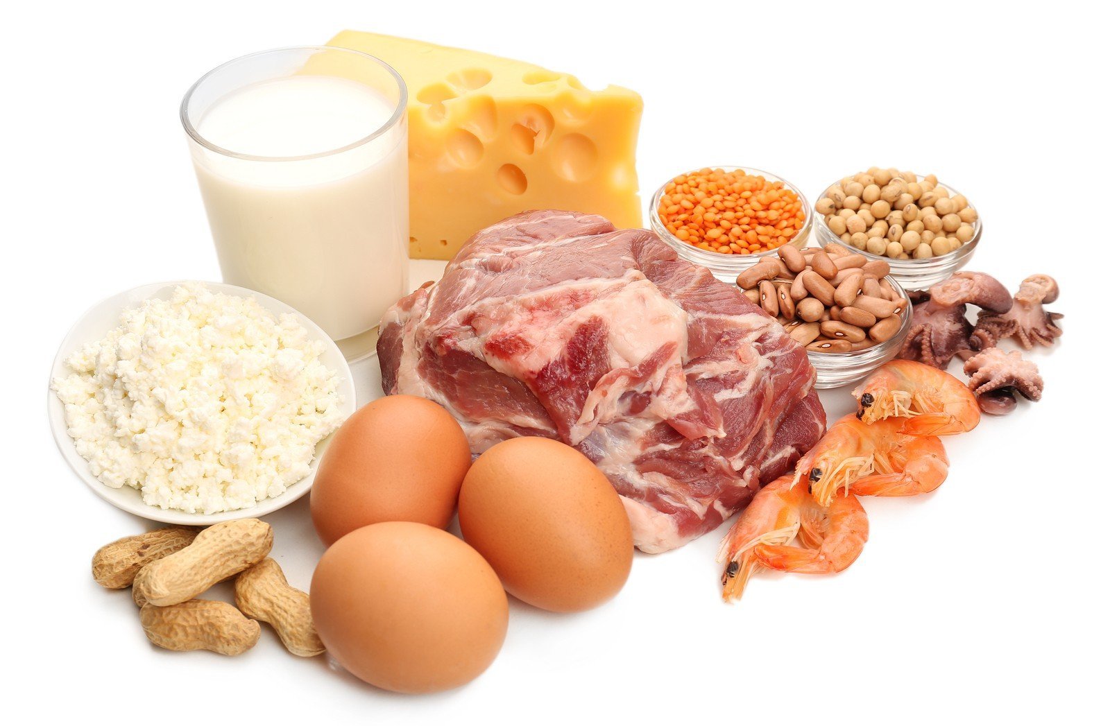 Food high in protein isolated.jpg