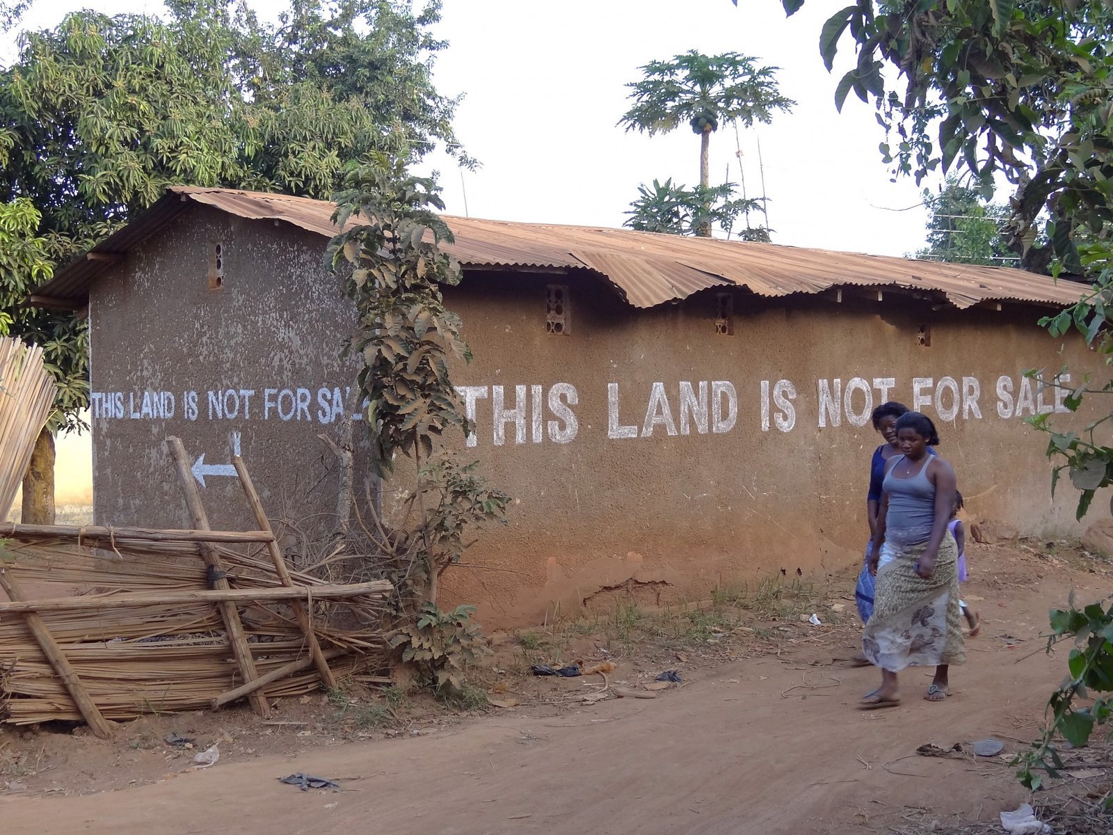 This Land is Not for Sale Sign outside Entebbe Uganda.jpg