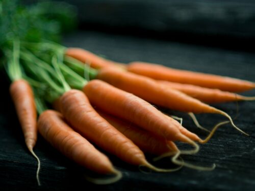 carrots on table