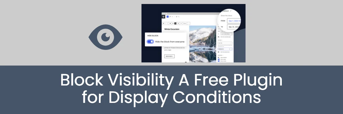 blokuoti matomumą nemokamas rodymo sąlygų papildinys