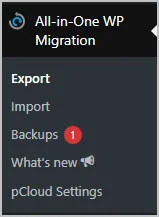 viskas vienoje wp migracijoje