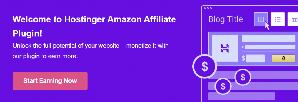 Hostinger Affiliate Marketing reklamjuostė