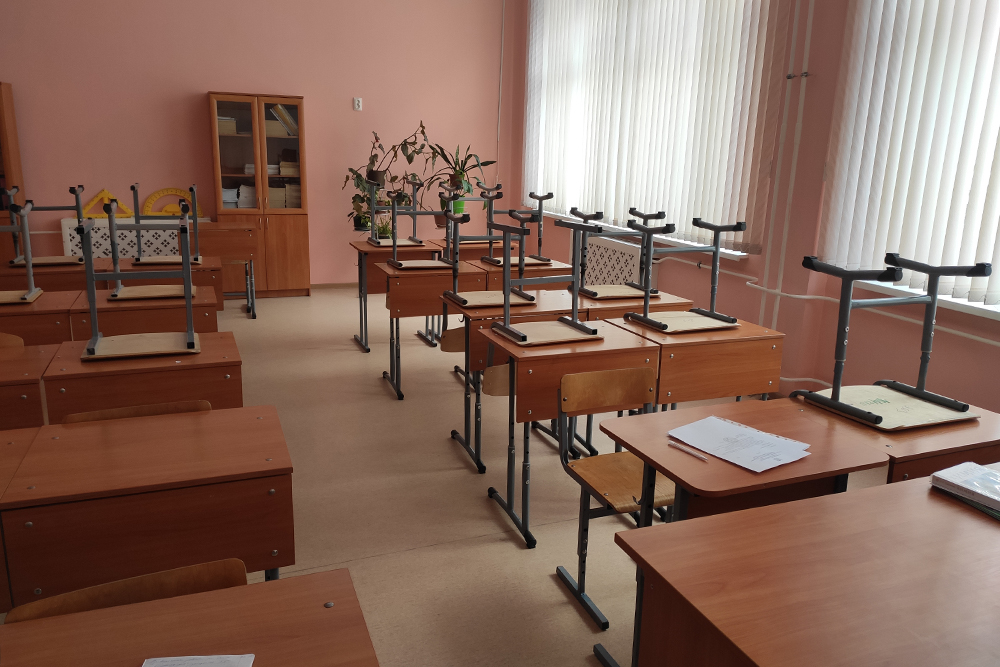 Tai ne mūsų klasė, bet panaši: vidurinės mokyklos klasės yra standartinės
