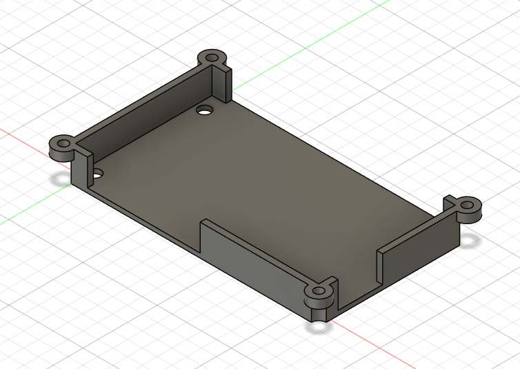 3D spausdintas dėklas elektroninio rašalo rėmeliui