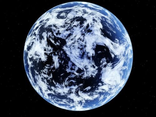 a picture of the earth taken from space