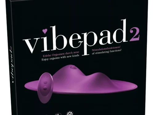 VibePad 2 – akumuliatorinė, radijo bangomis valdoma laižymo-vibracijos pagalvėlė (violetinė)