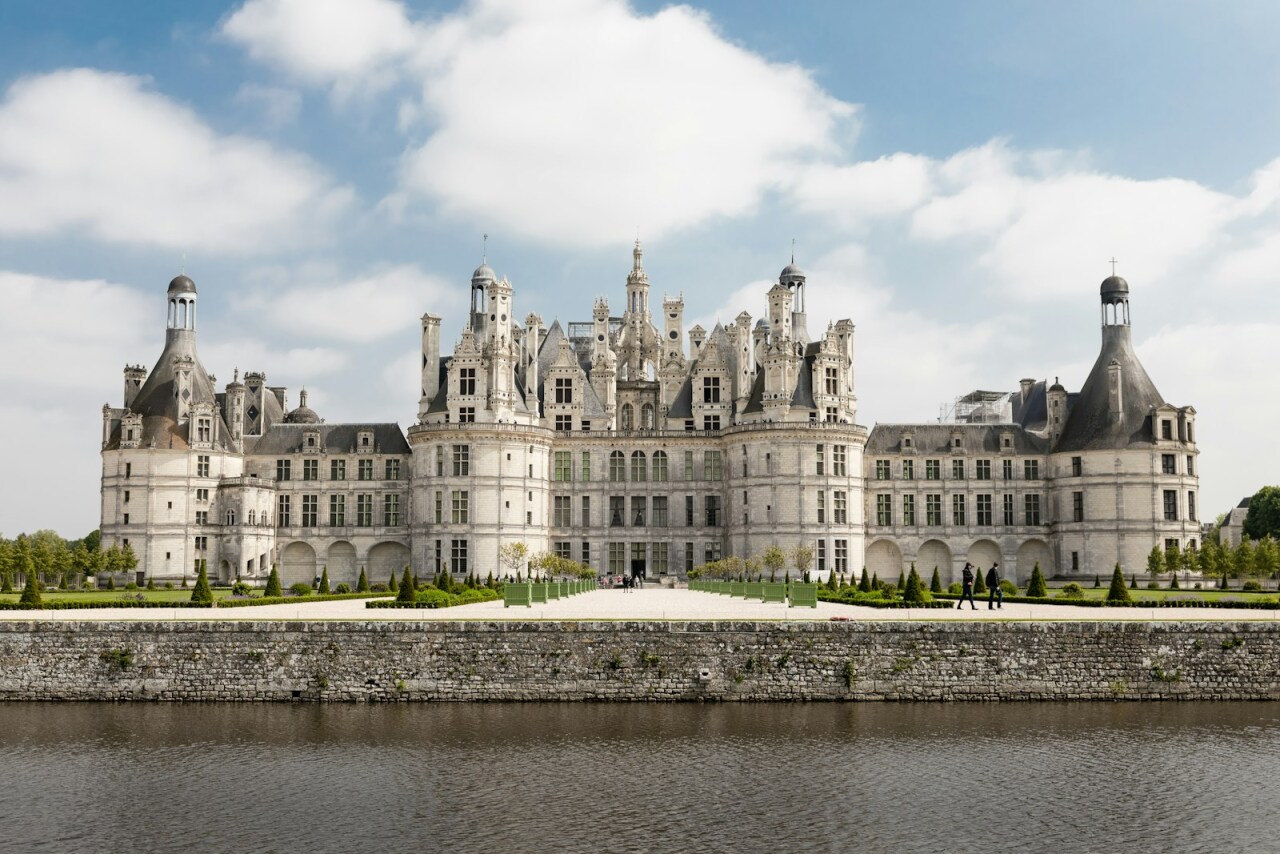 landscape photo of white and brown castle